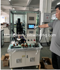 Commutator Spot Welding Device  Conductor Hot Staking Fusing For Thin Big Wire High Frequency