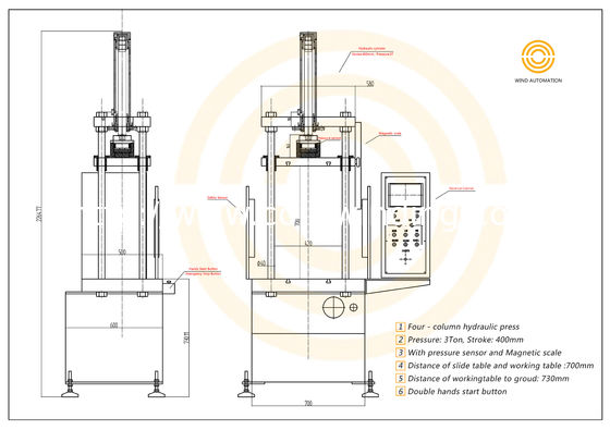 Armature Commutator Shaft Press Machine Automotive Rotor Assembly