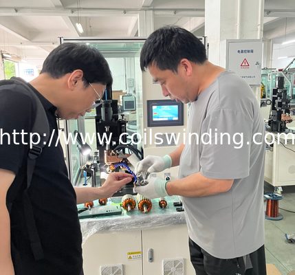Commutator Spot Welding Device  Conductor Hot Staking Fusing For Thin Big Wire High Frequency